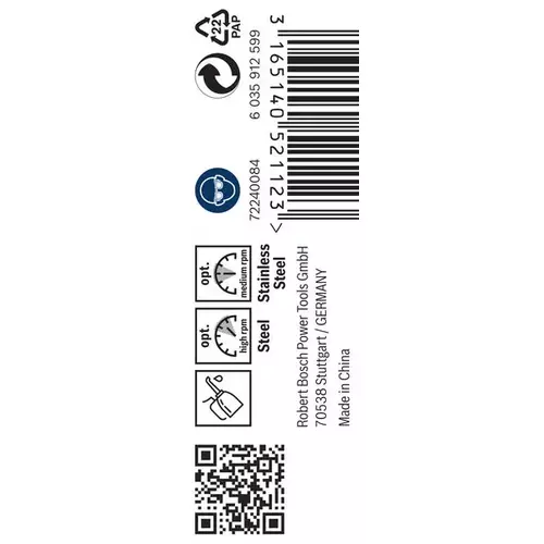 BOSCH Špirálový vrták do kovu PRO Stainless Steel HSS-Co, 3.2 × 36 × 65 mm, 10 ks (2)