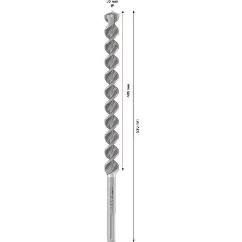 BOSCH Príklepový vrták PRO SDS max-4, 35 x 400 x 520 mm