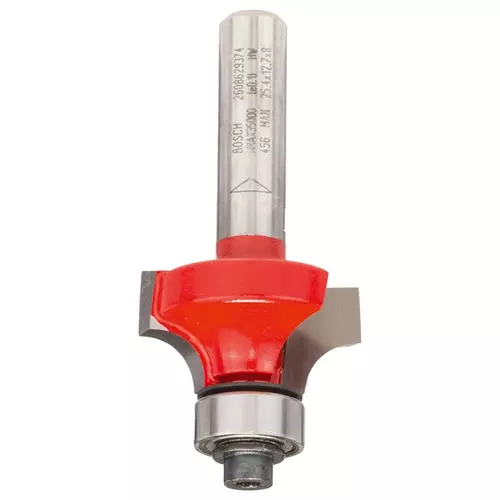 BOSCH Zaobľovacia fréza Expert for Wood, 8 mm, d = 25,4 mm, r1 = 6,35 mm, l = 12,7 mm, g = 55 mm