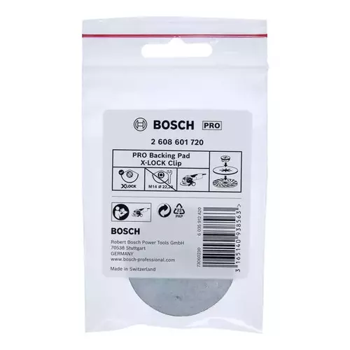 BOSCH Spona oporného taniera PRO Backing Pad Clip X-Lock, spona (4)