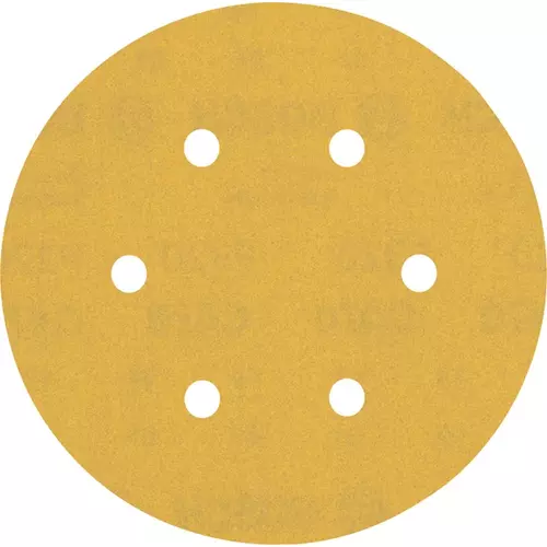 BOSCH Brúsny papier EXPERT C470 so 6 otvormi pre excentrické brúsky, 150 mm, zrnitosť 320, 5 ks