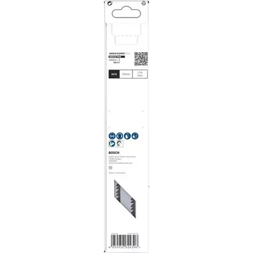 BOSCH List do priamočiarej píly PRO Wood precise T1044DP, 250 mm, 2 ks (3)