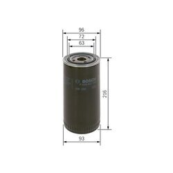 Filter pracovnej hydrauliky BOSCH F 026 407 110 - obr. 4