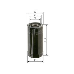 Olejový filter BOSCH F 026 407 234 - obr. 4