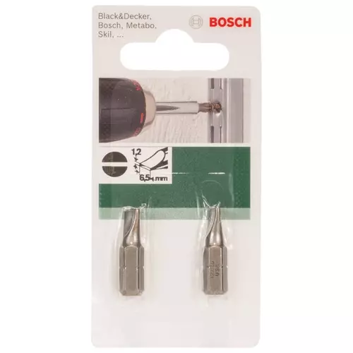 BOSCH Skrutkovací hrot Standard pre skrutky s rovným zárezom (S) (3)