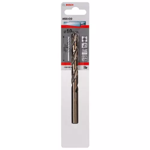 BOSCH Vrtáky do kovov HSS-Co, DIN 338