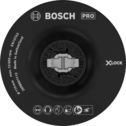 BOSCH Oporný tanier PRO Backing Pad X-Lock Medium, 115 mm, stredný