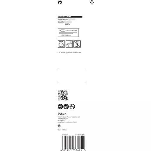 BOSCH Frézovací vrták EXPERT Self Cut Speed, 26 × 400 mm