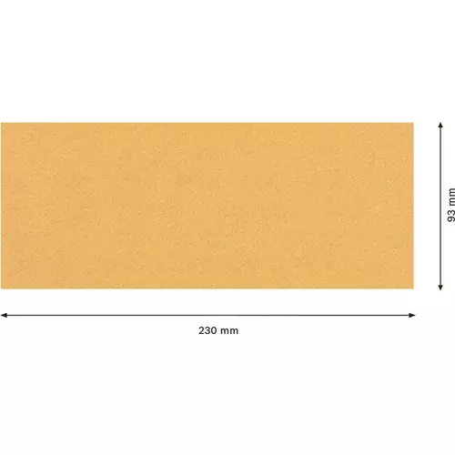 BOSCH Brúsny papier EXPERT C470 bez otvorov pre orbitálne brúsky, 93 x 230 mm, zrnitosť 100, 10 ks (4)