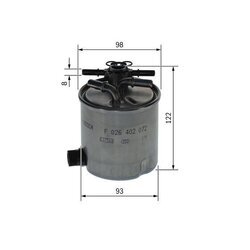 Palivový filter BOSCH F 026 402 072 - obr. 4