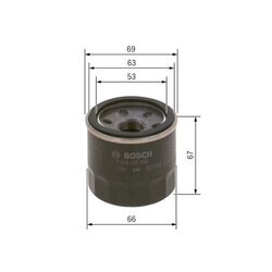 Olejový filter BOSCH F 026 407 210 - obr. 4