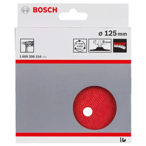 BOSCH Oporný tanier PRO Backing Pad so suchým zipsom, 125 x 8 mm (7)