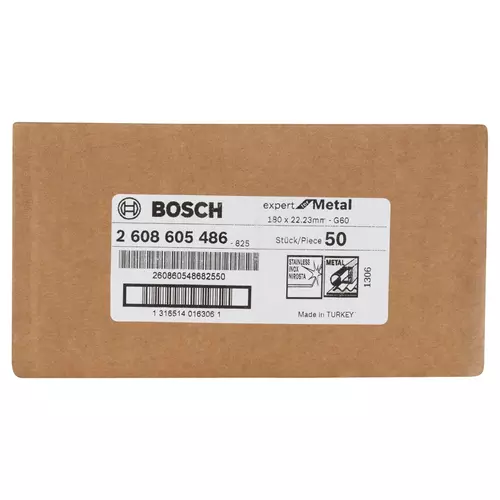 BOSCH Fibrový brúsny kotúč R444, Expert for Metal (2)