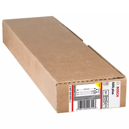 BOSCH Sada plochých sekáčov PRO SDS plus-5C, 20 × 250 mm, 5 ks (12)