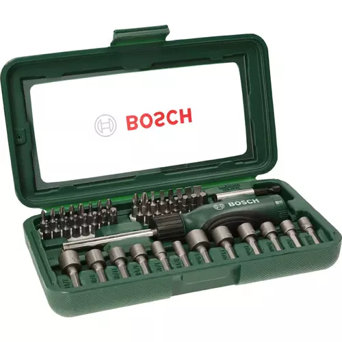 BOSCH 46-dielna sada skrutkovačov