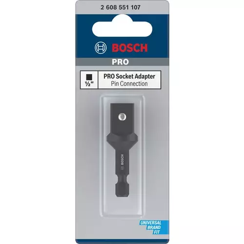 BOSCH Upínací adaptér PRO Socket Adapter s čapom, 1/2