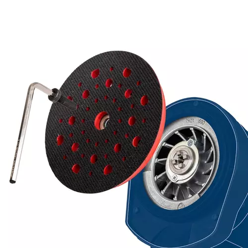 BOSCH Univerzálna brúsna podložka EXPERT Multihole, 125 mm, stredne tvrdá (17)