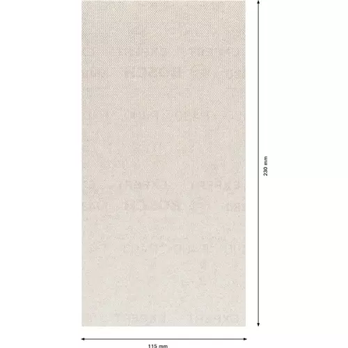 BOSCH Brúsny papier EXPERT M480 pre orbitálne brúsky, 115 x 230 mm, zrnitosť 100, 50 ks (4)
