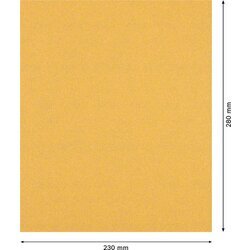 BOSCH Brúsny papier EXPERT C470 na ručné brúsenie, 230 x 280 mm, zrnitosť 100 (4)