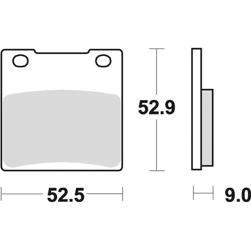 Brzdové doštičky BRAKING 719CM56 (sintrovaná zmes CM56) 2 ks v balení