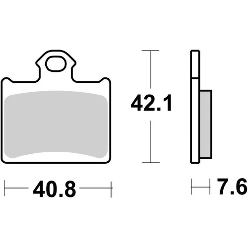 Brzdové doštičky BRAKING 949CM44 (sintrovaná zmes CM44) 2 ks v balení