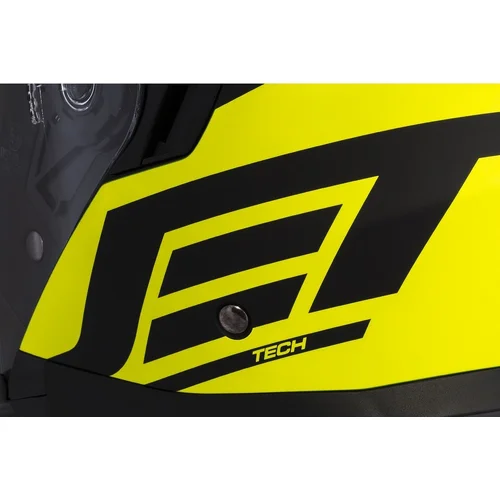 Prilba Jet Tech Corso (čierna matná/žltá fluo, veľkosť XS) /CASSIDA/ - obr. 8