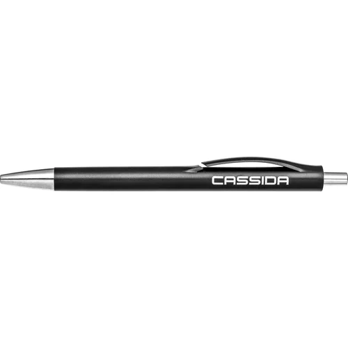 Čierna tužka CASSIDA (propiska) s logom