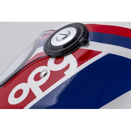 Prilba Fibre OPG (biela/modrá/červená, veľkosť S) /CASSIDA/ - obr. 8