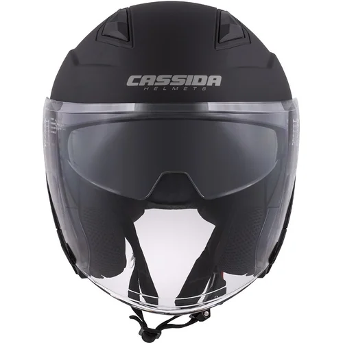 Prilba Jet Tech (čierna matná/sivá loga, veľkosť XS) /CASSIDA/ - obr. 1