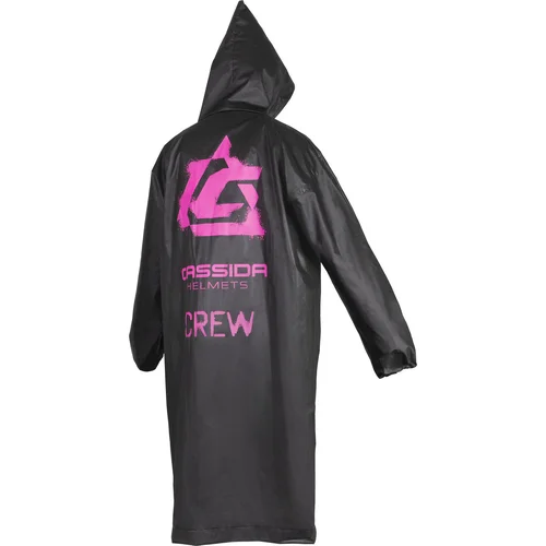 Pláštenka CREW (čierna, ružové fluo logo) 2026 /CASSIDA/ - obr. 1