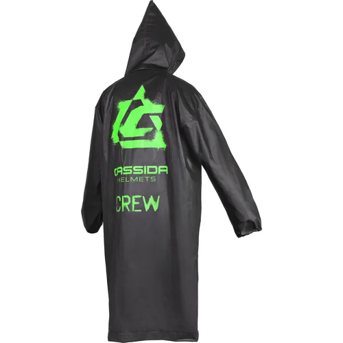 Pláštenka CREW (čierna, zelené fluo logo) 2026 /CASSIDA/ - obr. 1