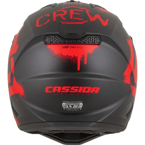 Prilba Cross Cup 2 Crew (čierna matná/červená, veľkosť XL) /CASSIDA/ - obr. 4