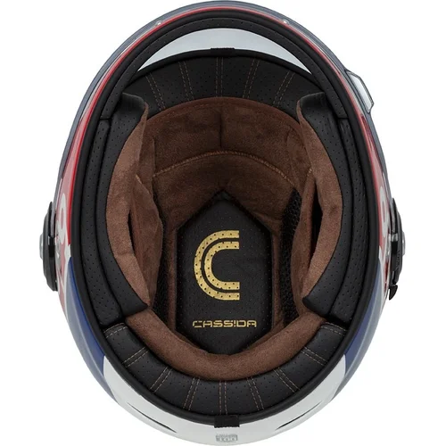 Prilba Fibre OPG (biela/modrá/červená, veľkosť S) /CASSIDA/ - obr. 7