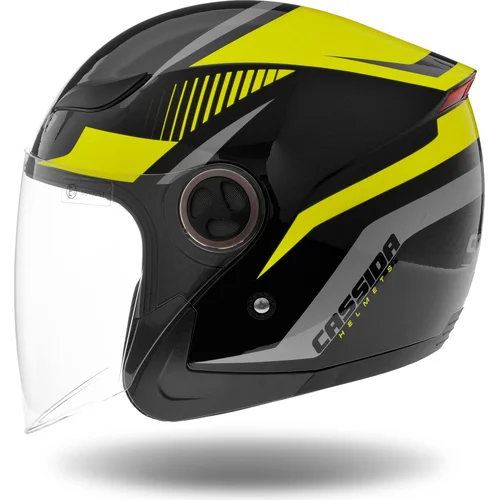 Prilba Reflex CASSIDA ČR, (čierna/žltá fluo/sivá, veľkosť S)