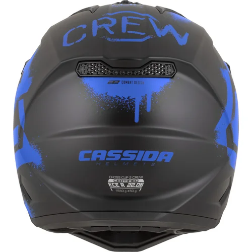 Prilba Cross Cup 2 Crew (čierna matná/modrá, veľkosť 3XL) /CASSIDA/ - obr. 3
