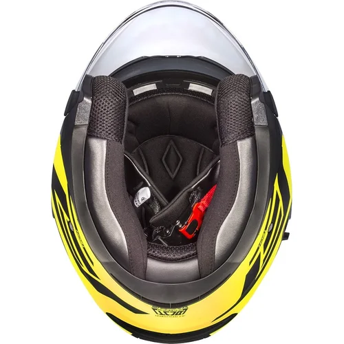Prilba Jet Tech Corso (čierna matná/žltá fluo, veľkosť XS) /CASSIDA/ - obr. 6