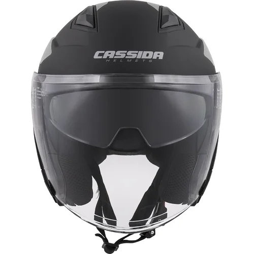Prilba Jet Tech Corso (čierna matná/sivá, veľkosť S) /CASSIDA/ - obr. 1