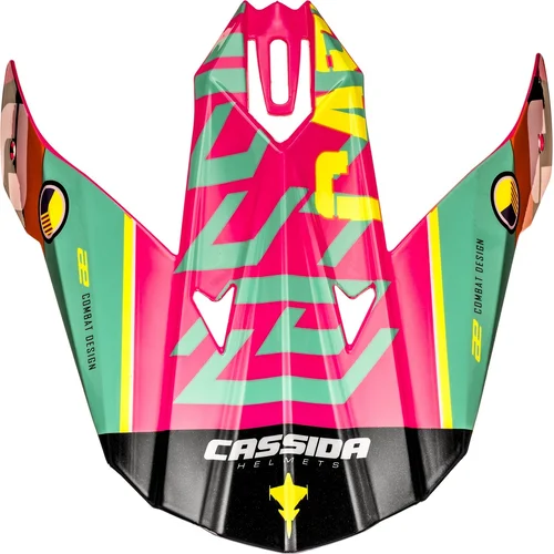 Detská CASSIDA PEAK MULTICOLOR SC-15 SONIC KIDS šilt pre prilby Cross Cup Sonic Junior, (multicolor)