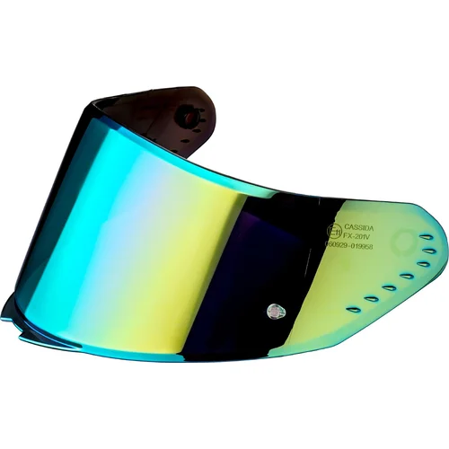 Plexi pre prilby AERO s prípravou pre Pinlock CASSIDA VISOR AERO DARK MIRROR GOLD REVO ČR, (zrkadlové zlaté REVO)
