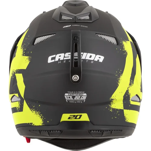 Prilba Tour 2.0 Crew (čierna matná/žltá fluo, veľkosť L) /CASSIDA/ - obr. 4