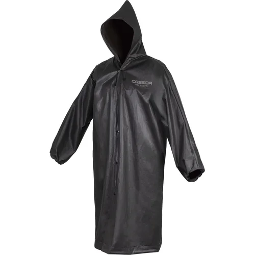 Pláštenka CREW CASSIDA Cassida black rain coat white logo (čierna, reflexná logo) 2026