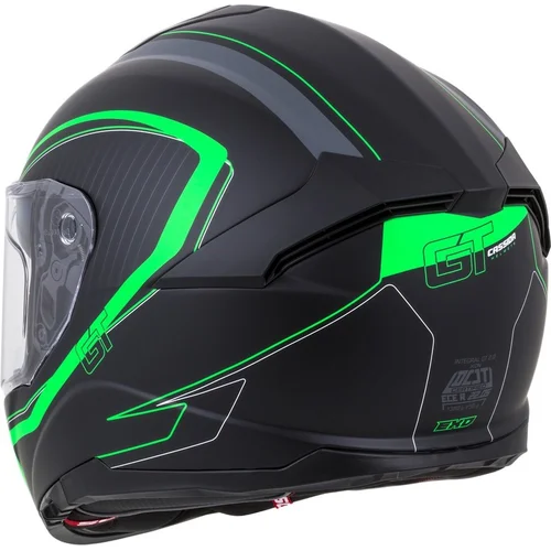 Prilba Integral GT 2.0 Reptyl (čierna/zelená/biela, veľkosť M) /CASSIDA/ - obr. 9
