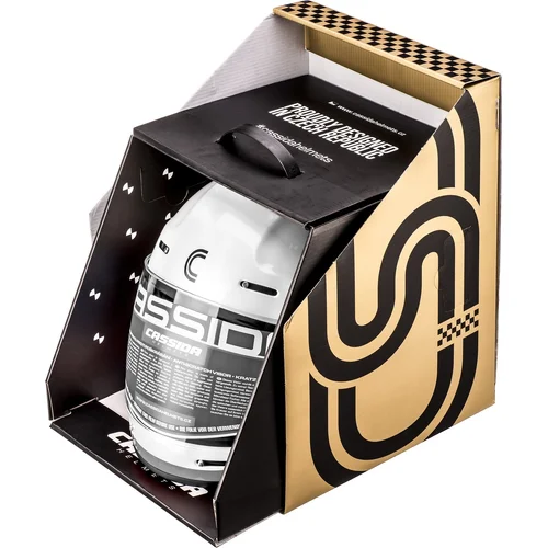 Prilba Fibre OPG (biela/modrá/červená, veľkosť S) /CASSIDA/ - obr. 12