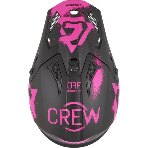 Prilba Cross Cup 2 Crew (čierna matná/ružová fluo, veľkosť M) /CASSIDA/ - obr. 6