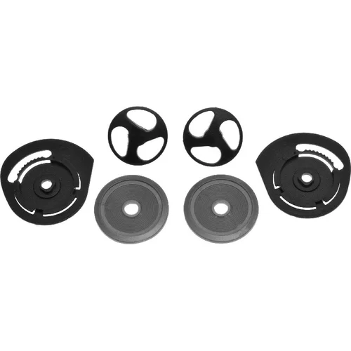 Sada vč. vnútorného mechanizmu hľadí) CASSIDA CAPS AND MECHANISM YM-623 PAIR víčka plexi pre prilby Magnum/Reflex, ČR