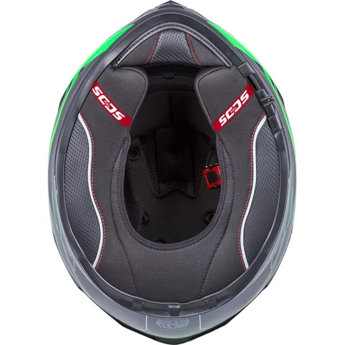 Prilba Integral GT 2.0 Reptyl (čierna/zelená/biela, veľkosť S) /CASSIDA/ - obr. 12