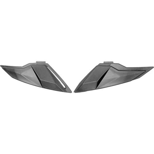 Čelné kryty vrchnej ventilácie pre prilby Jet Tech 1.0 CASSIDA (čierna matná, pár)