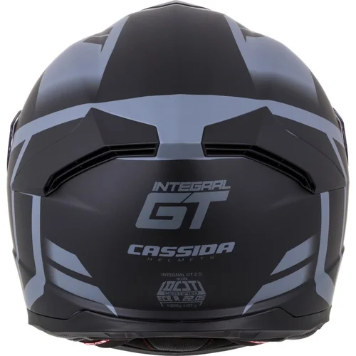 Prilba Integral GT 2.0 Ikon (čierna matná/sivá, veľkosť 2XL) /CASSIDA/ - obr. 9