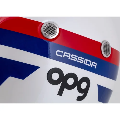 Prilba Fibre OPG (biela/modrá/červená, veľkosť S) /CASSIDA/ - obr. 9