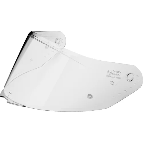 Priehľadné plexi pre prilby AERO s prípravou pre Pinlock CASSIDA VISOR AERO CLEAR ČR
